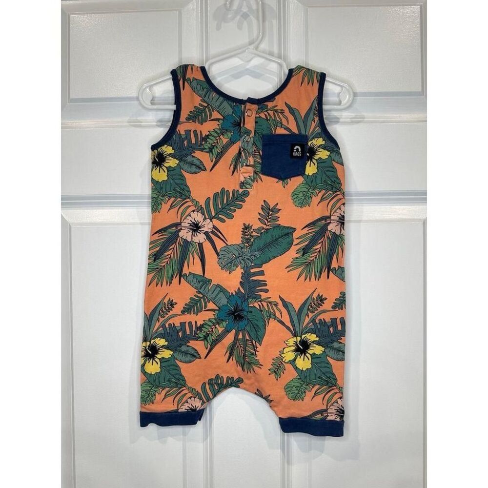 Rags to Raches Floral Romper Size 2T